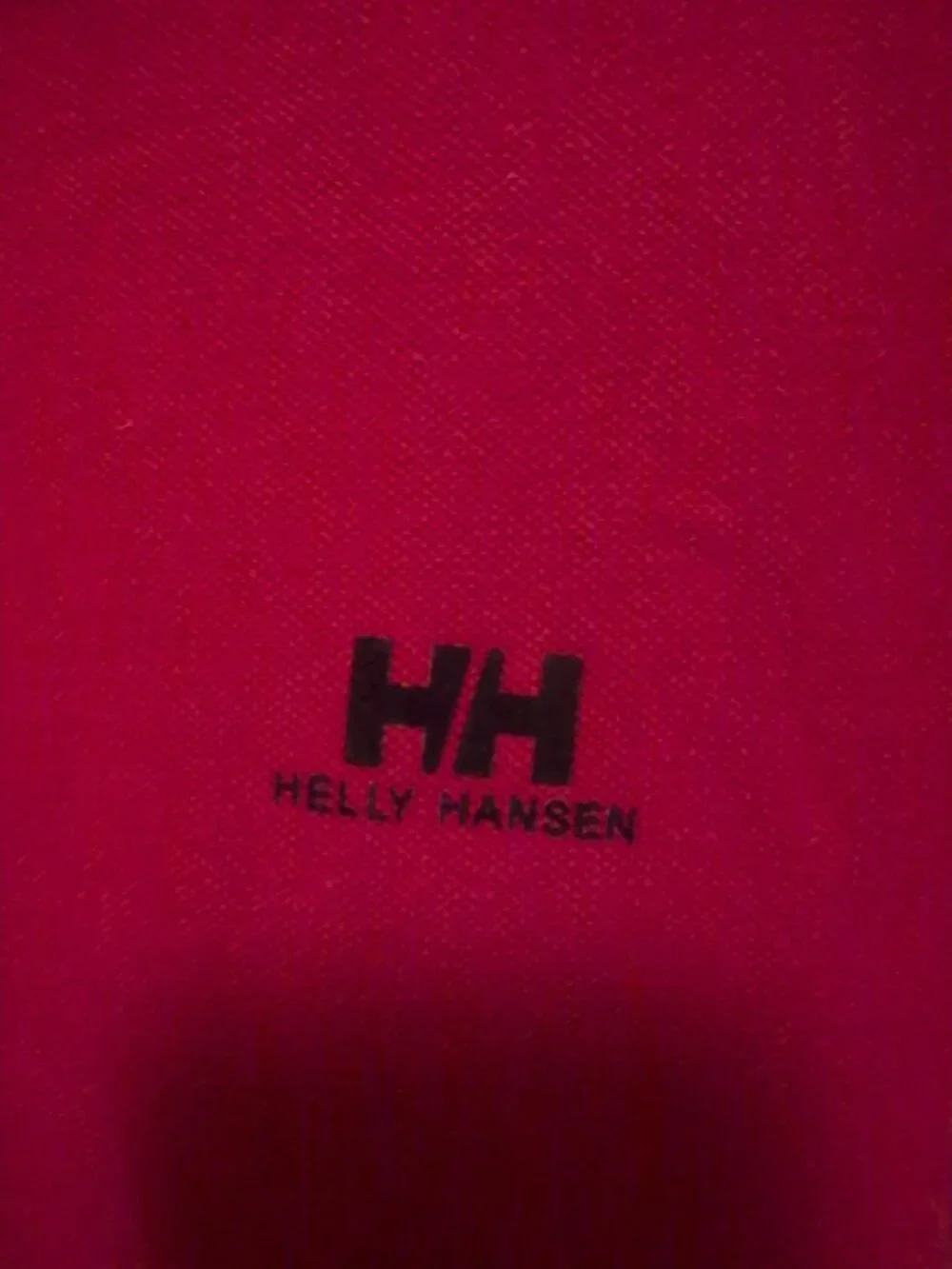 Helly Hansen Shirt Men's L Red Short Sleeve Polo Solid Cotton Casual - Picture 3 of 7